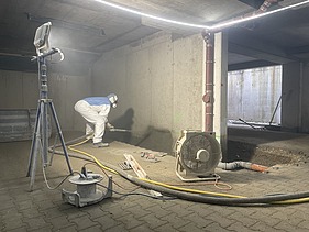 Foto von Spritzbetonarbeiten Tiefgarage