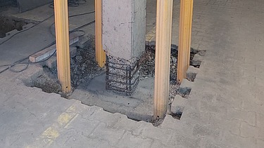 Foto von HDW Arbeiten Stützensockel