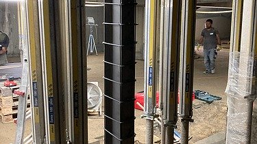 Foto von Stahlstützeneinbau Tiefgarage