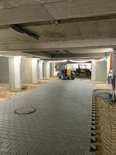 Foto von Ausbau Pflastersteine und Unterbau Tiefgarage