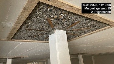 Foto von Erhöhung der Betondeckung mittels Spritzbetonauftrag